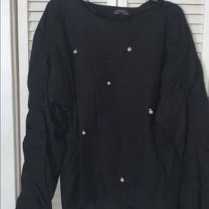 Zara Pearl Top